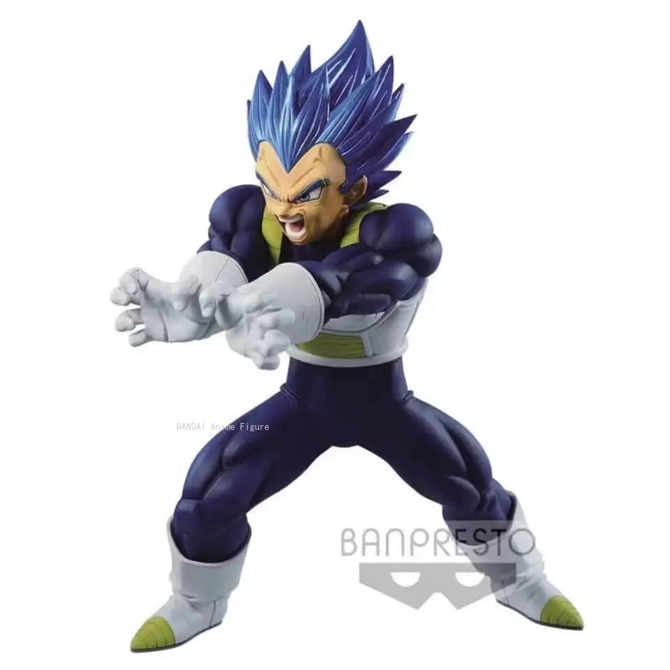 In Stock Bandai Original Banpresto Dragon Ball Z Maximatic 19cm Vegeta PVC Action Figure Collection Model Birthday Present