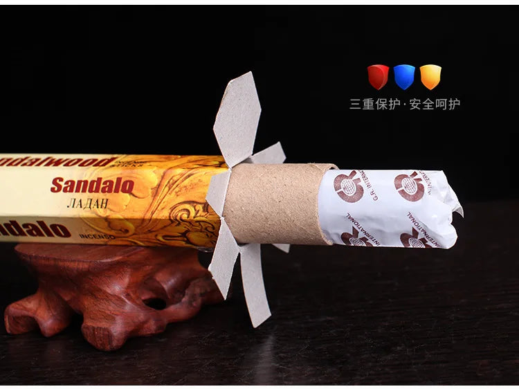 India Sandalwood Incense Sticks Meditation Lavender Sage Palo Santo Rose Line Incense Aromatherapy Lasting Fragrance
