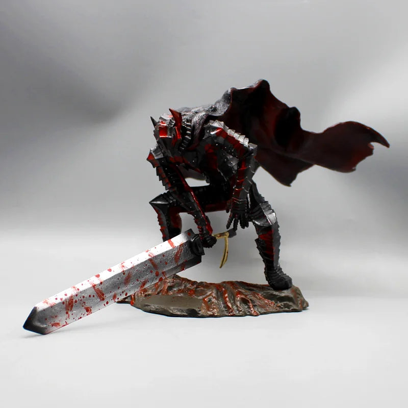 19cm Gk Sword Wind Legendary Berserker Guts L Battle Damage Stained Blood Action Figure Statue Model Display Birthday Gift Toy