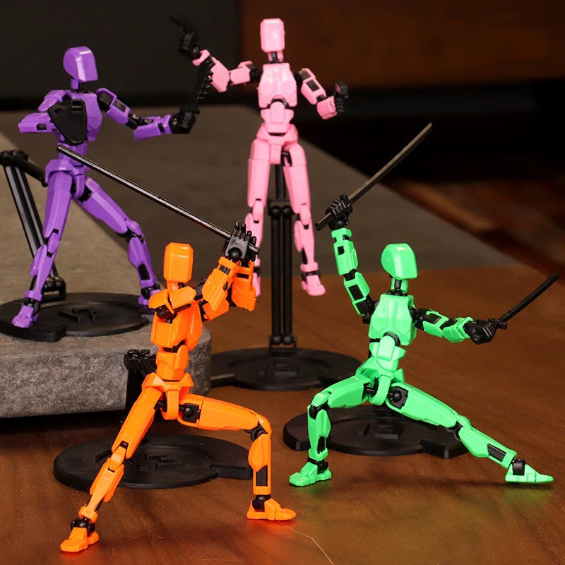 T13 Action Figure Titan 13 Action Figure Dummy Lucky 13 Action Figure 3D Printed Multi-Jointed Movable Nova 13 Action Figure Toy
