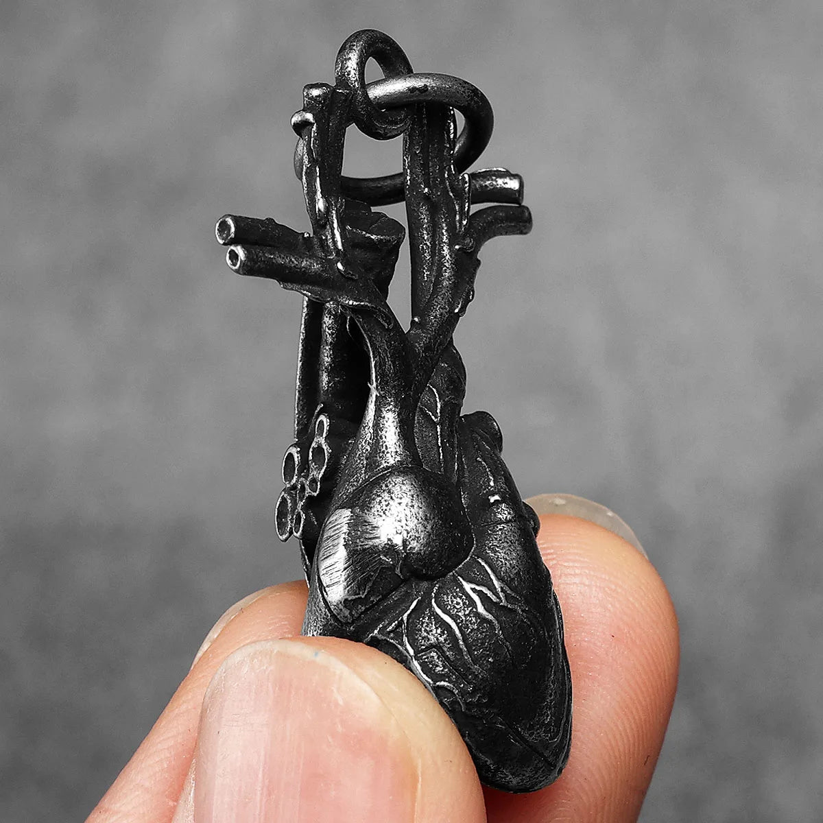 Retro Heart Model Stainless Steel Men Necklaces Pendant Chain Punk for Women Fashion Trendy Jewelry Gifts Wholesale Dropshiping