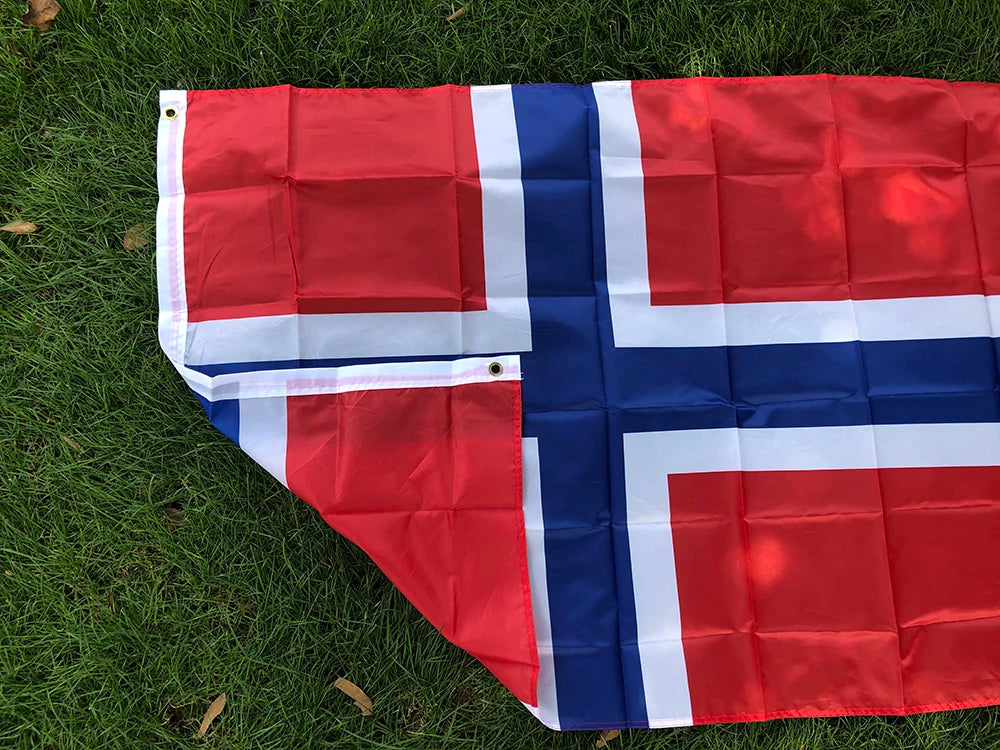 SKY FLAG norway Flag 90x150cm Kongeriket Noreg Norge nor no norway Norwegian flag Polyester standard Hanging Flag Banner