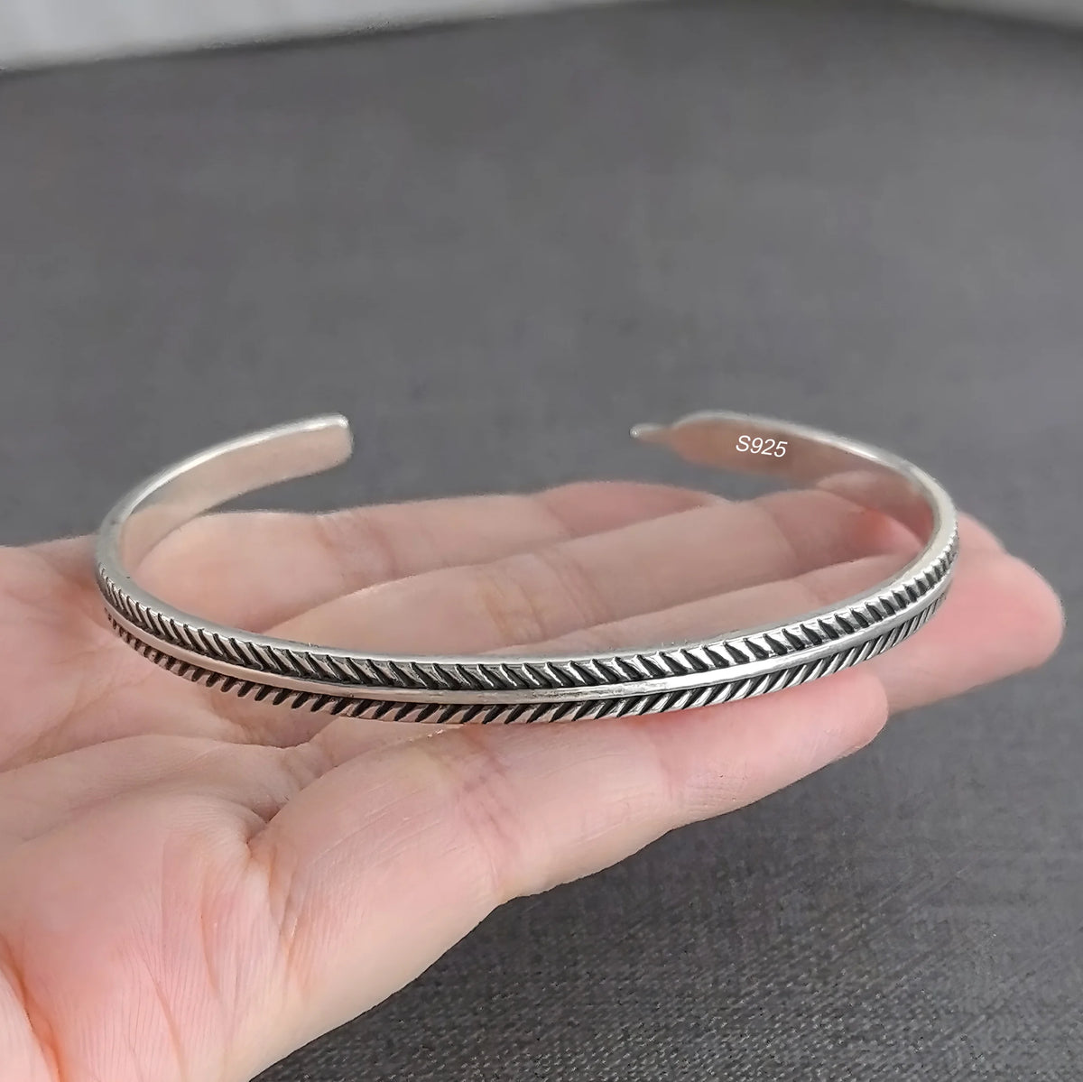 VENTFILLE 925 Sterling Silver Geometry Irregular Bracelet For Women Minimalist Niche Aesthetic Versatile