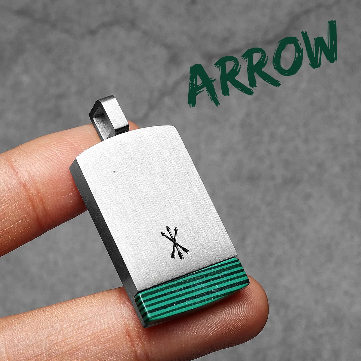 Simple Arrow Gemstone Tag Stainless Steel Men Necklaces Pendant Chain Punk For Women Fashion Jewelry Gifts Wholesale Dropshiping