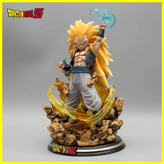 Dragon Ball Z Gotenks Figures Sjj3 Gotenks Anime Figures Super Saiyan Gk Statue Figurine 22cm Pvc Model Collectible Toys Doll