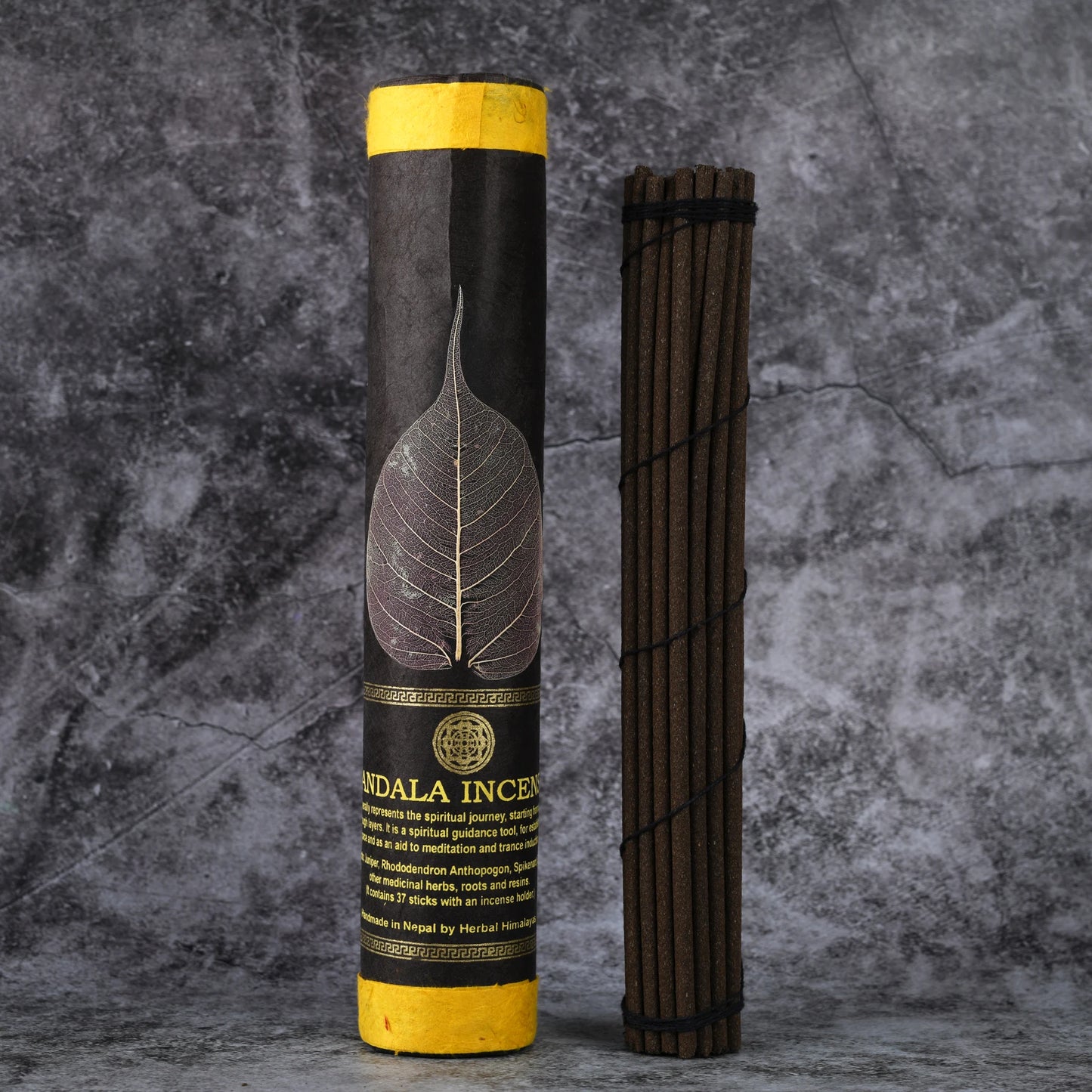 37 Root/ Barrel Nepal Bodhi Leaf Natural Tibetan Incense Handmade Thread Incense Home Office Aromatherapy Yoga Meditation