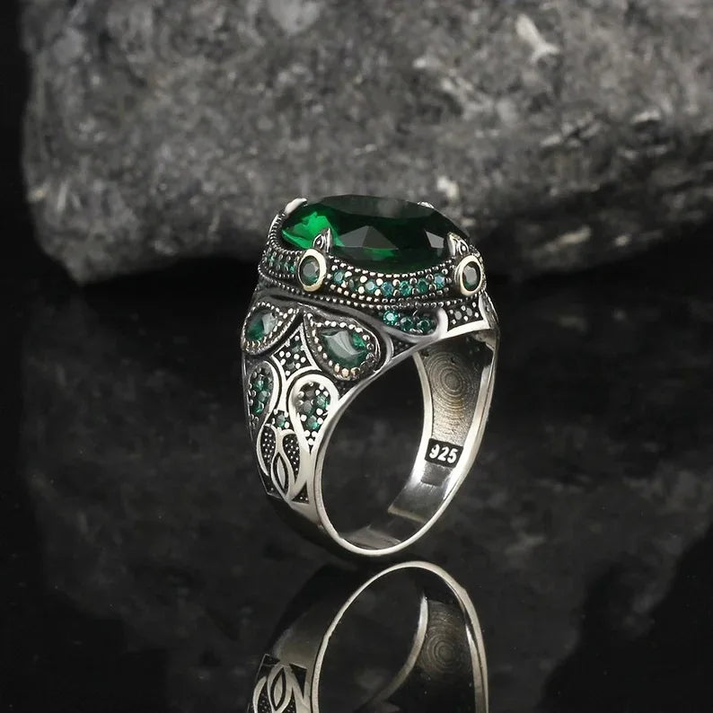 New atmospheric men's ring retro style, fashionable personalized accessories