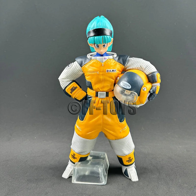 In Stock Dragon Ball Z Bulma Namek Figure Space Suit Bulma Action Figure 21cm Pvc Statue Collection Model Toys Gifts No box