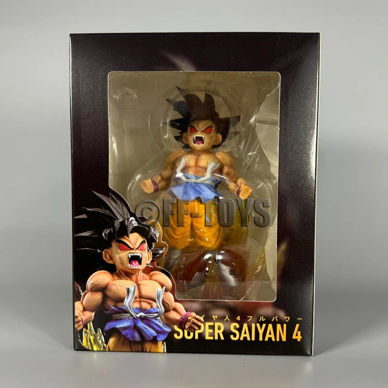 In Stock Anime Dragon Ball Z Ssj4 Goku Figure Goku Transform Ozaru Action Figures 18cm Pvc Statue Collection Model Toys Gifts With box