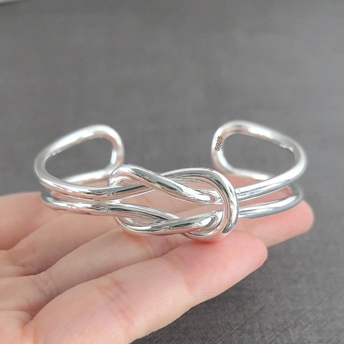 VENTFILLE 925 Sterling Silver Geometry Irregular Bracelet For Women Minimalist Niche Aesthetic Versatile