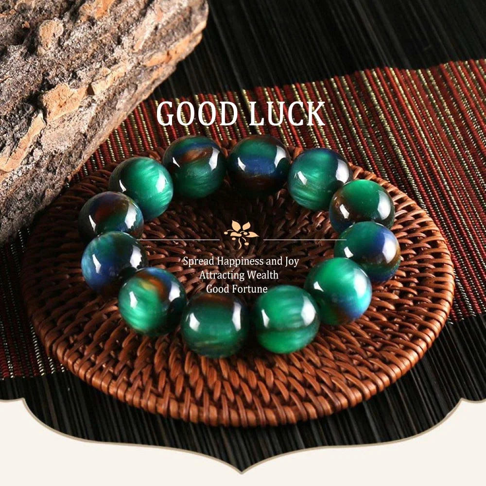 Colorful Sea Willow Hand String Bracelets For Men Lucky Good Fortune Nature Stone Buddha Beads Bracelets Gifts For Friend