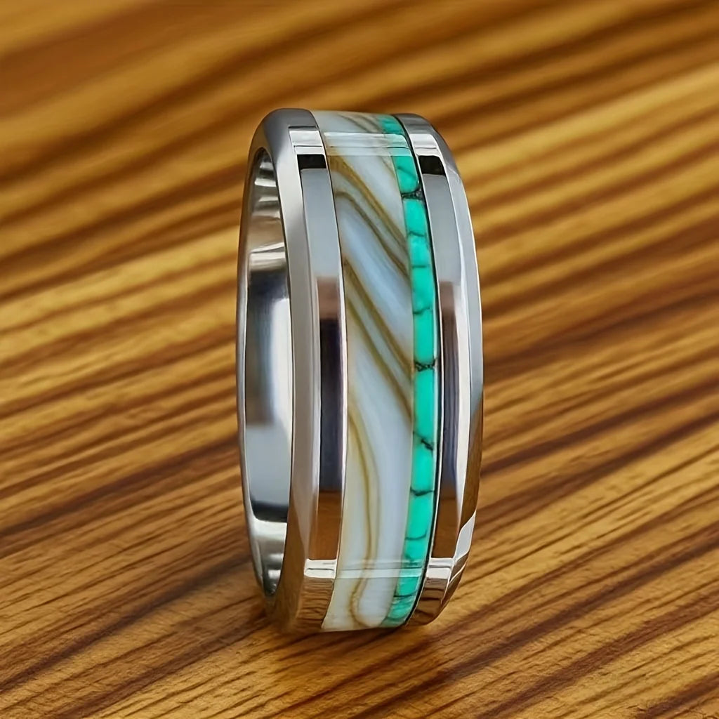 Stainless Steel Rings For Women New In 2025 Trend Jewelry Couples Gift Dating Ring Jewelry Metal Men's Stainless-Steel Rings