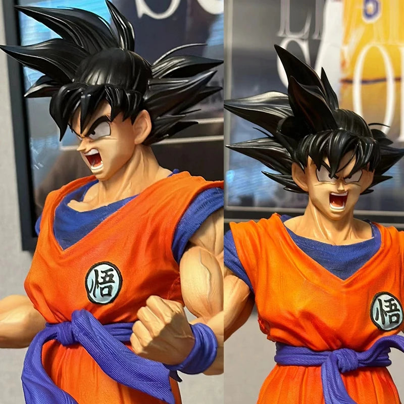 29cm Dragon Ball Z Son Goku Anime Figure Kaioken Action Figurine Pvc Statue Collection Model Decoration Ornaments Toys Gift