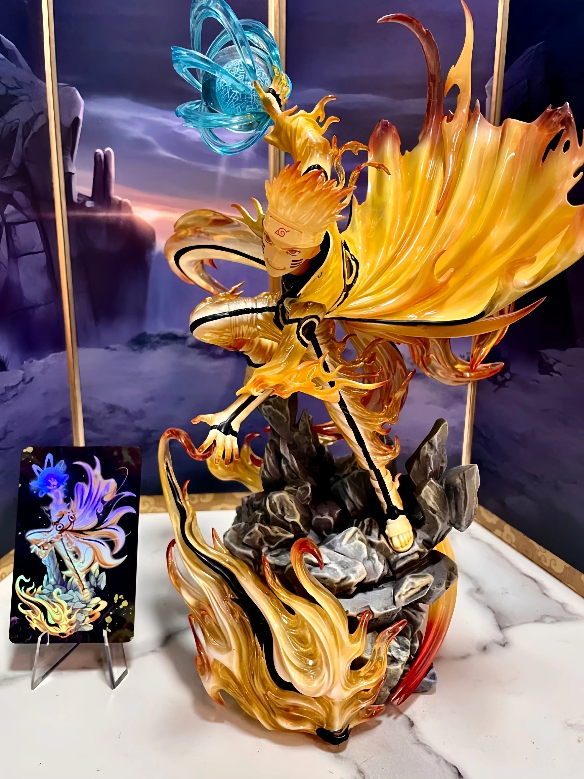 Naruto Figure Kurama Ninetales Naruto Pvc Anime Action Figures Collection Gk Kurama Chakura Statue Model Decoration Toy Gift