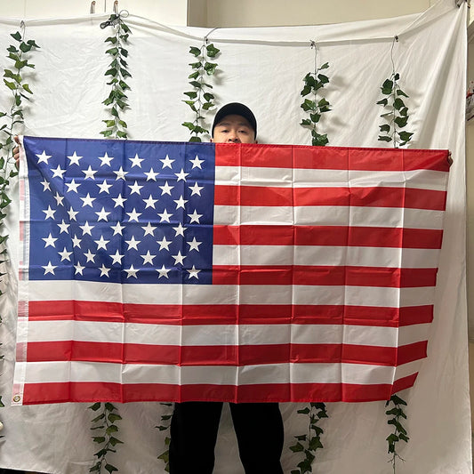 TIKI flag us flag 90X150CM High Quality Double Sided Printed Polyester stars and stripes united states us usa american flag