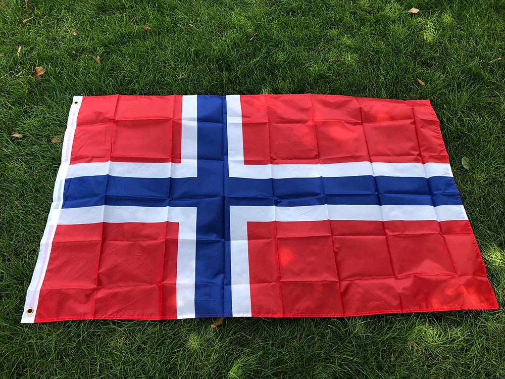 SKY FLAG norway Flag 90x150cm Kongeriket Noreg Norge nor no norway Norwegian flag Polyester standard Hanging Flag Banner