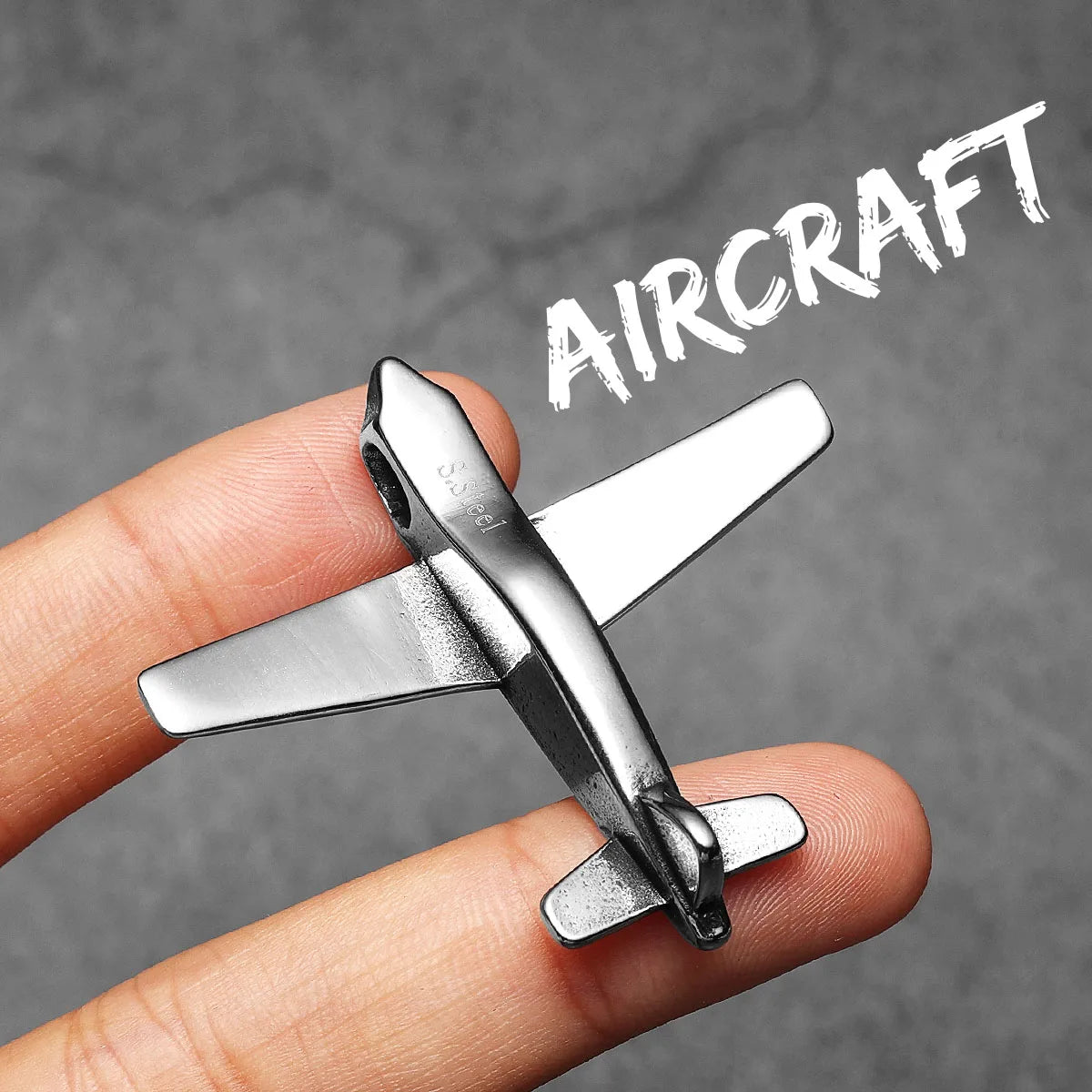 Aircraft Airplane Model Stainless Steel Men Necklaces Pendant Chain Punk for Women Fashion Jewelry Gifts Wholesale Dropshiping