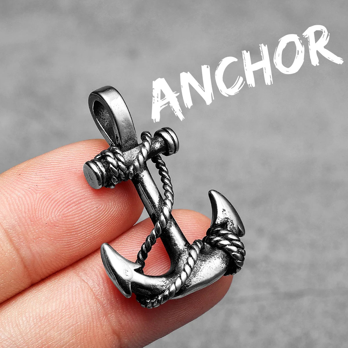 Anchor Sailor Stainless Steel Men Women Necklaces Pendants Chain Vintage Punk Rock Fashion Jewelry Creativity Gift Wholesale