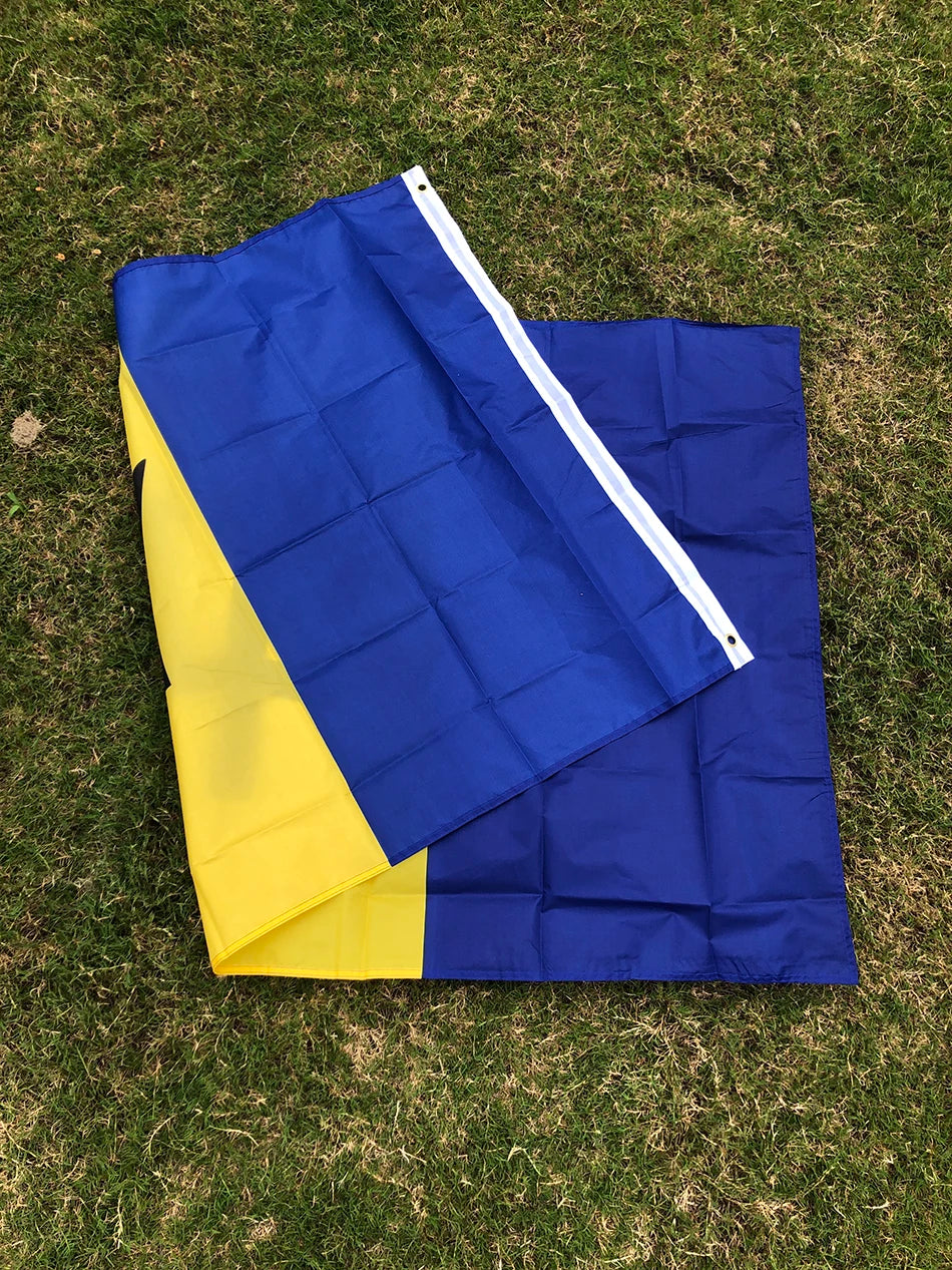 SKY FLAG Barbados Flag 90x150cm High Quality Double Sided Printed Polyester hanging Barbados Flag For Decoration