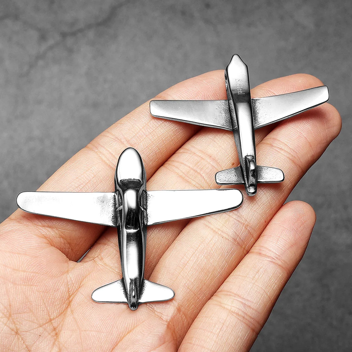Aircraft Airplane Model Stainless Steel Men Necklaces Pendant Chain Punk for Women Fashion Jewelry Gifts Wholesale Dropshiping