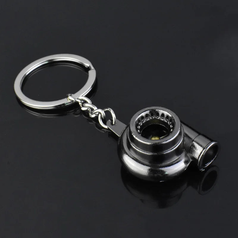Car Speed Gearbox Gear Head Keychain Manual Transmission Lever Metal Key Ring Car Refitting Metal Pendant Creative Keychain 2023 PQG-Black