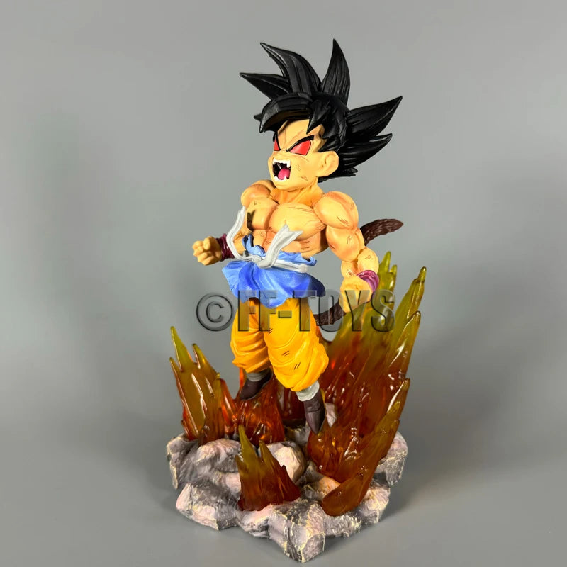 In Stock Anime Dragon Ball Z Ssj4 Goku Figure Goku Transform Ozaru Action Figures 18cm Pvc Statue Collection Model Toys Gifts