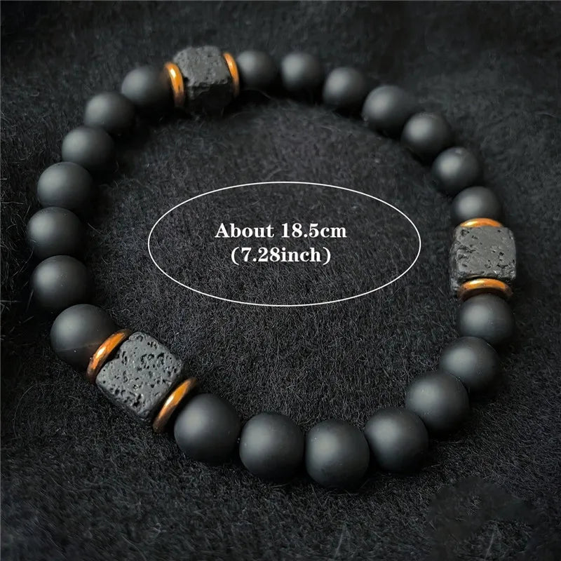 1pc New Malachite Bracelets Men Nature Stone Bead Couple Bracelet for Women Health Care Help Weight Loss Jewelry