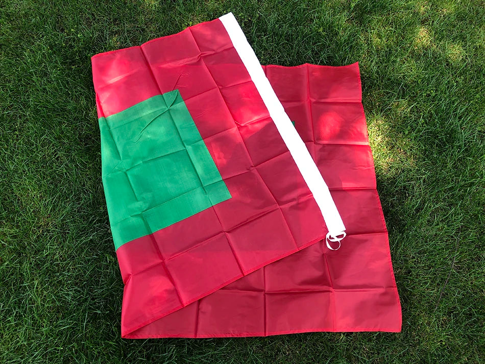 SKY FLAG  Maldives National flag 90*150cm High quality polyester double sided printing Hanging flag for HOME decoration