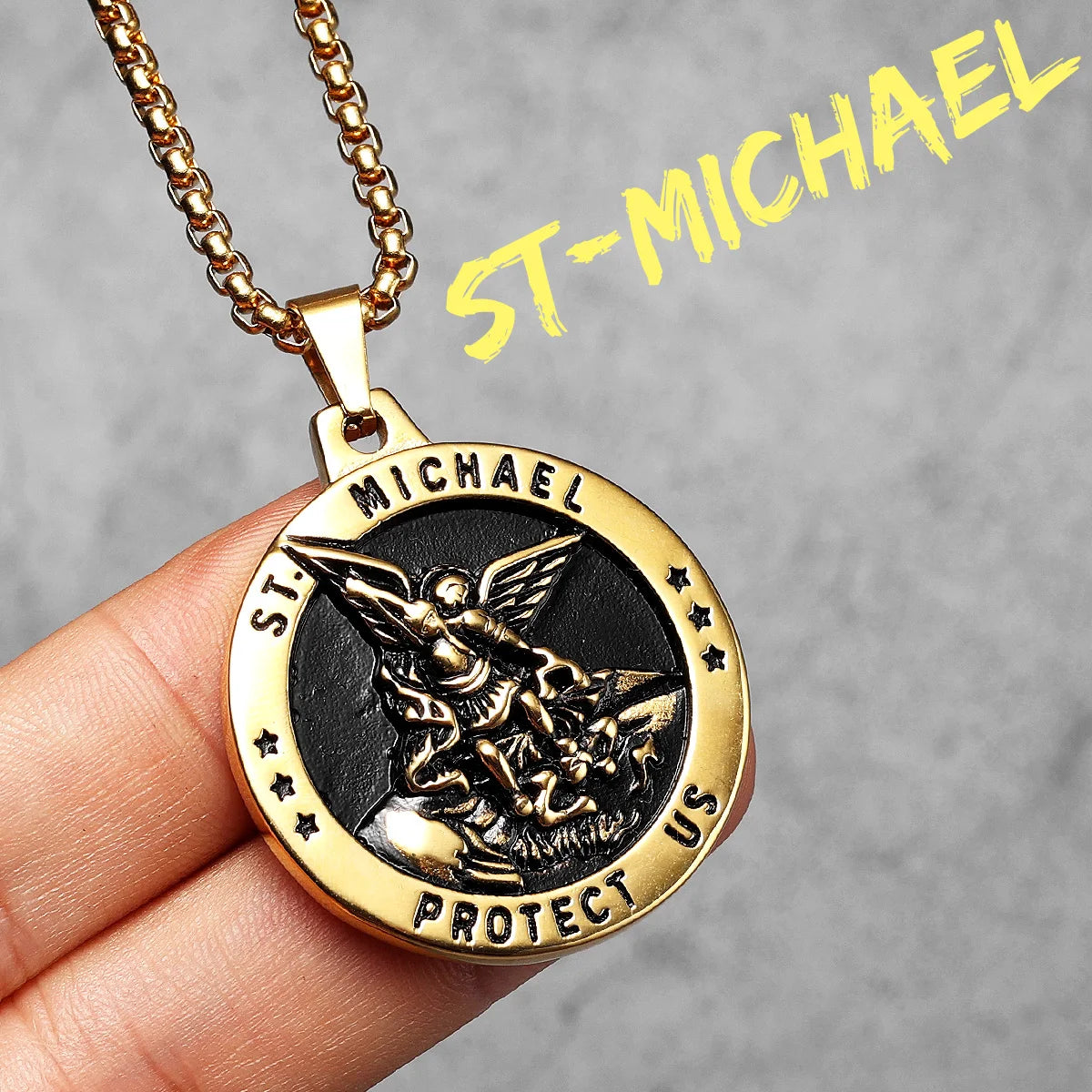 Angel Wing Cross Jesus Masonic Amulet Stainless Steel Men Necklaces Pendant Chains New For Women Fashion Jewelry Gifts Wholesale