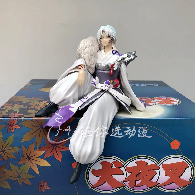 InuYasha Anime Figure InuYasha Combat Ver Action Figure Sesshoumaru Statue Collection PVC Model Doll Toys Gift Accessories Decor