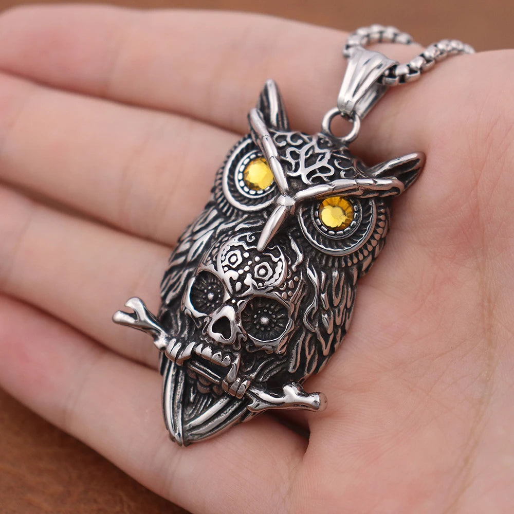 Stainless Steel Dragon Necklace for Men - Chinese Zodiac Pendant Jewelry Gift, Oriental Amulet Gift, Asian Mythology Accessories