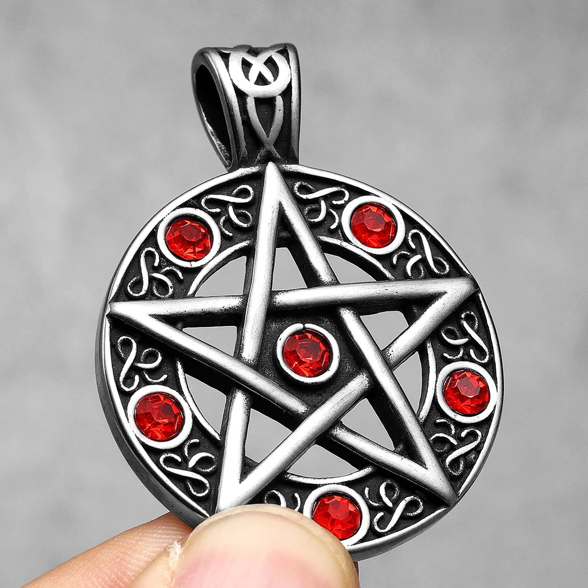 Judaism Seal of Solomon Stainless Steel Men Necklaces Pendant Chain Punk For Women Fashion Jewelry Gifts Wholesale Dropshiping