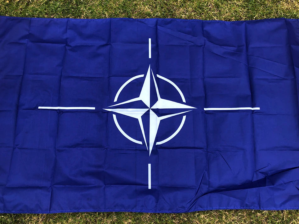 SKY FLAG NATO flag 90x150cm double side printed Polyester North Atlantic Treaty NATO Flag International Organization Flag