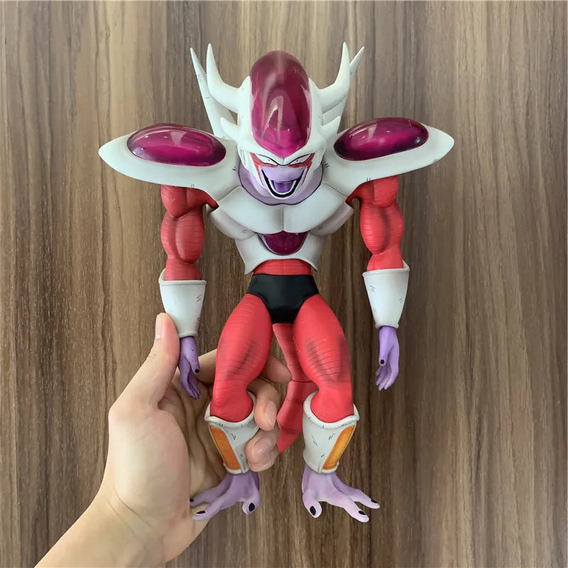 FC Anime Dragon Ball Z Frieza Third Form Figure DBZ Goku Super Saiyan Freezer Vegeta Gohan Soldiers Broli Model Toy Gift 32cm 32cm Opp Bag