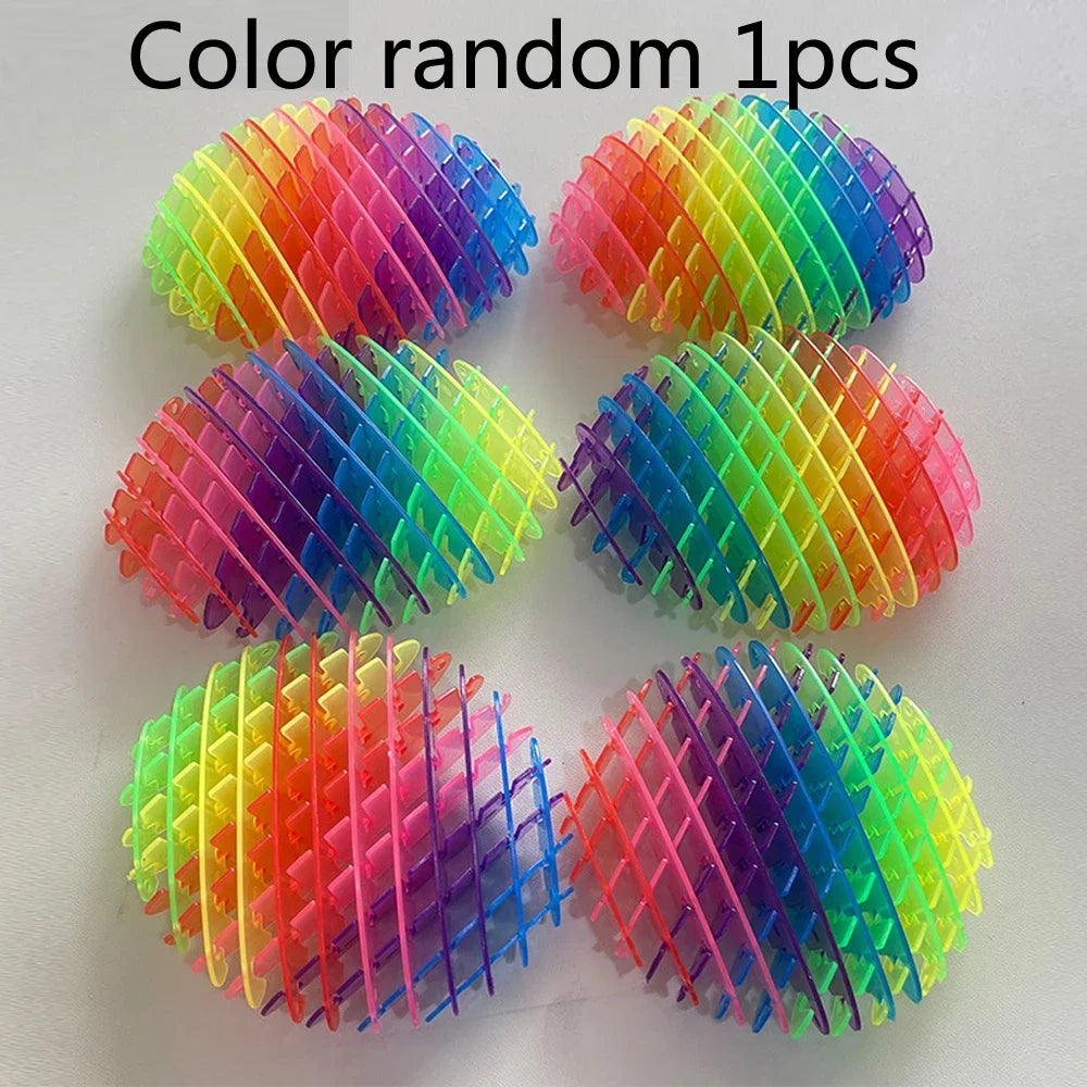 Fidget Worm Toy 3D Printed DIY Stretchable Elastic Mesh Unique Puzzle Release Decompression Deformation Adult Stress Relief Toys Color random 1pcs