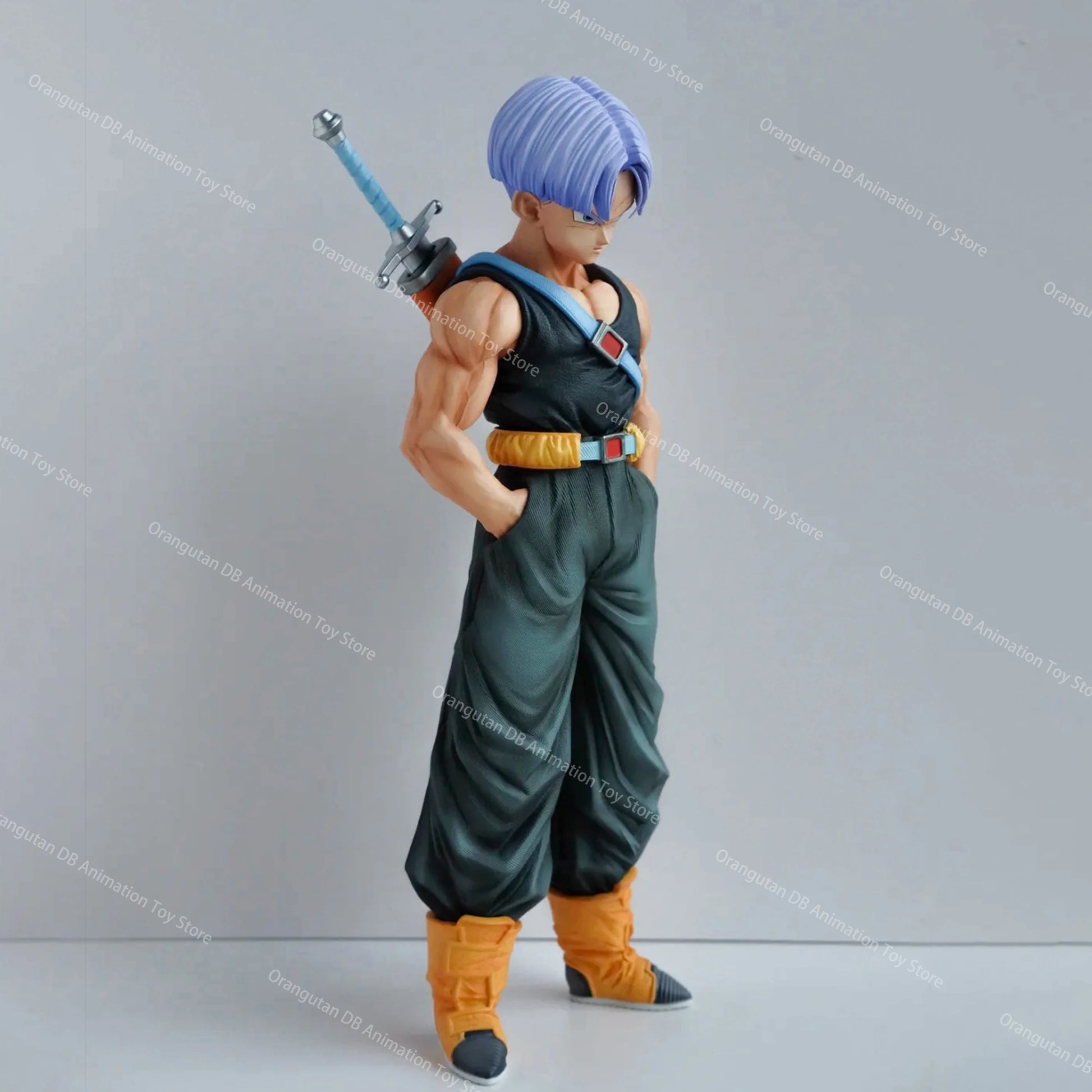 Anime Dragon Ball Z Fighters 26CM Trunks Figure Super Saiyan Future Trunks Figurine Action Figures Pvc Statue Statue Collection