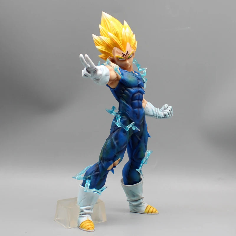 27.5cm Dragon Ball Vegeta Demonization Lift Hand Anime Figure Model Statue Collection Desktop Decoration Ornament Toys Boys Gift with box 27.5cm