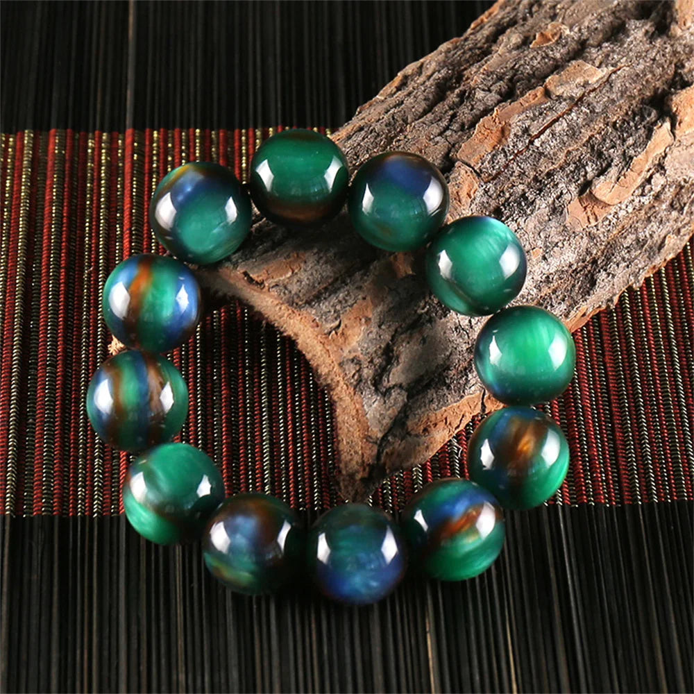 Colorful Sea Willow Hand String Bracelets For Men Lucky Good Fortune Nature Stone Buddha Beads Bracelets Gifts For Friend