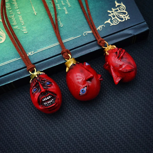 1997 Berserk Necklace for Men Behelit Griffith Egg Of King Metal Necklaces Anime Jewelry Pendant Chains Choker Collares Charm