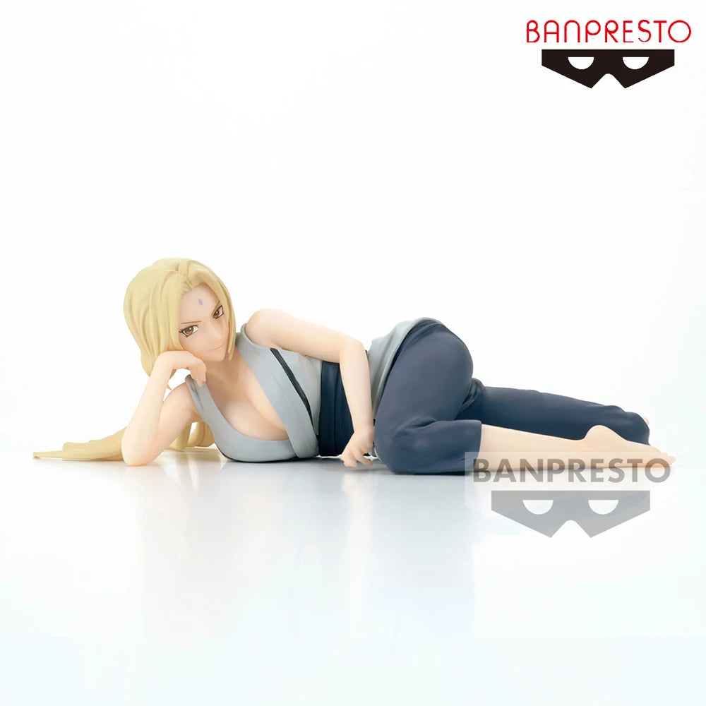 Banpresto Relax Time Naruto Tsunade Anime Action Figure Collectible Doll Figurine Toys Gift for Fans