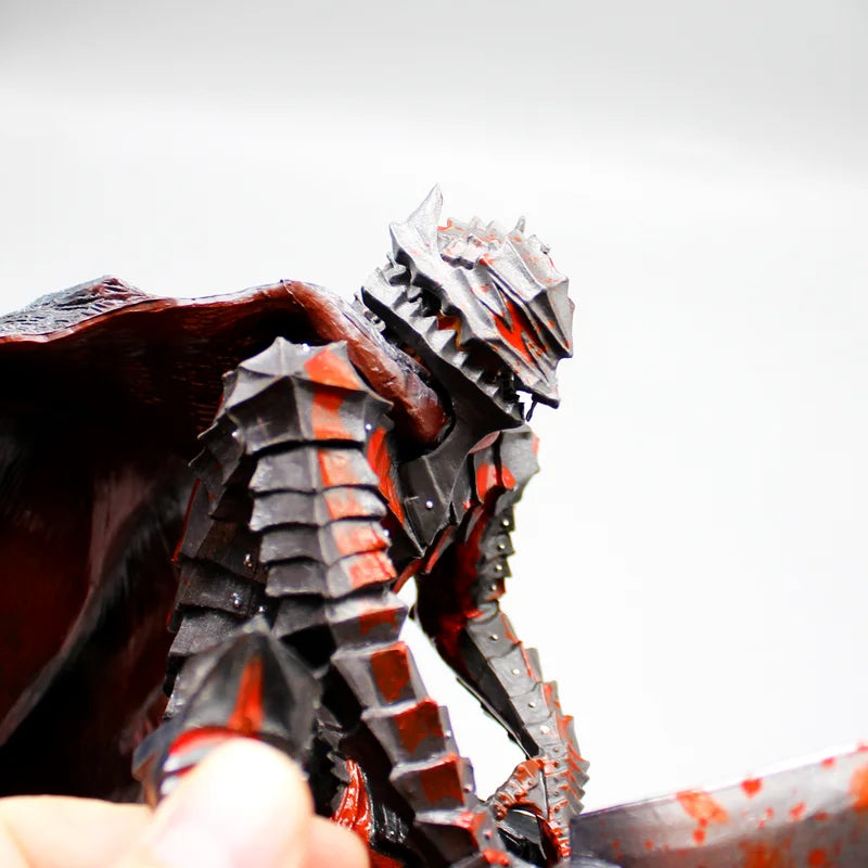 19cm Gk Sword Wind Legendary Berserker Guts L Battle Damage Stained Blood Action Figure Statue Model Display Birthday Gift Toy