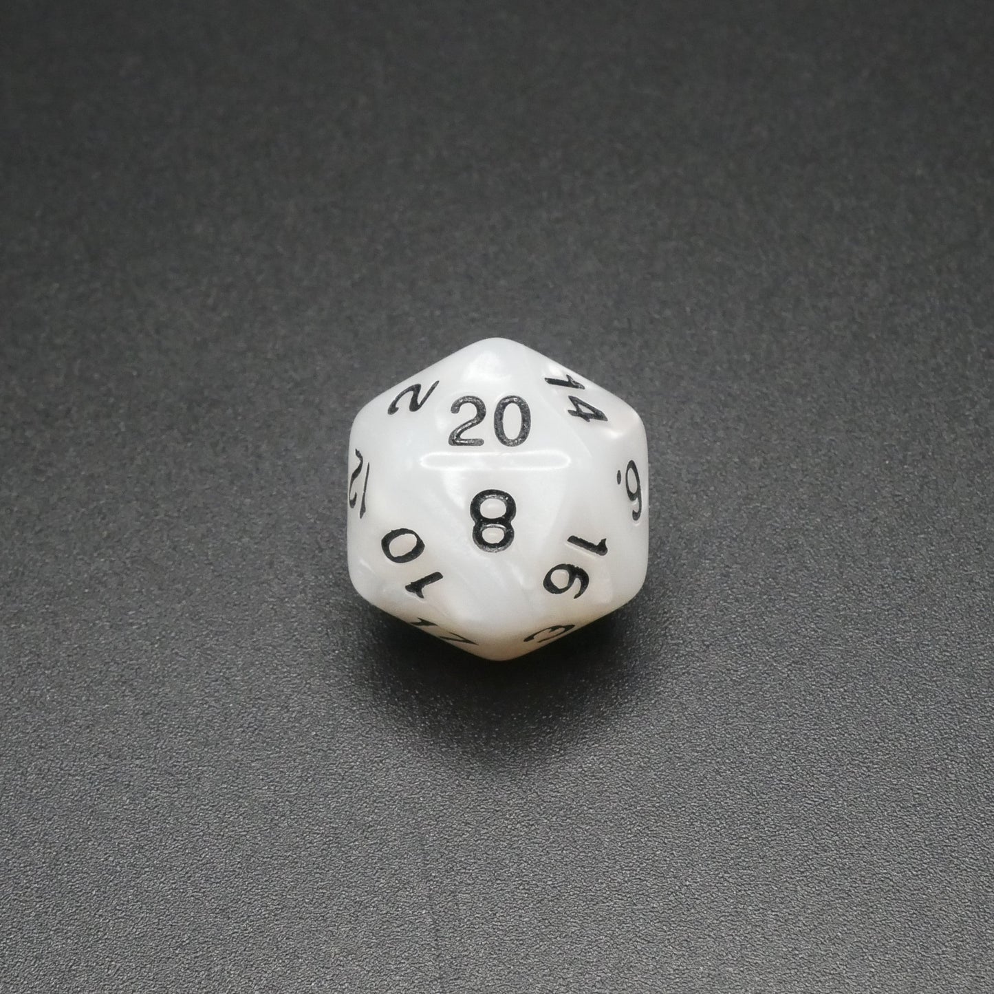 Snowy Owl - 7 Piece DnD Dice Set | Acrylic RPG Gaming Dice