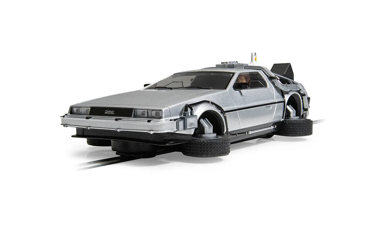 Scalextric Back to the Future Part II 1:32 scale Flying DeLorean Time Machine Slot Car