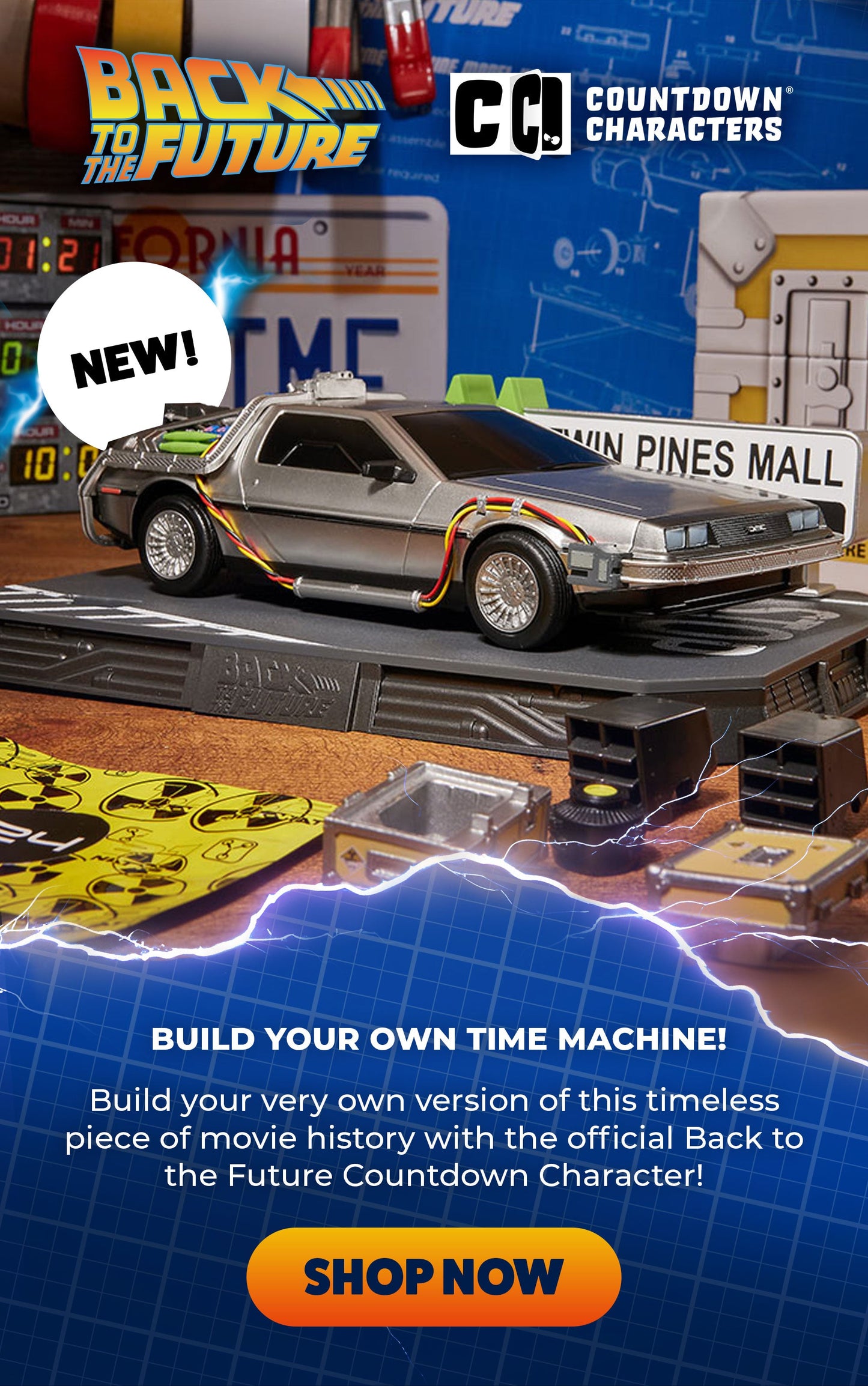 Back to the Future: Time Machine Model Kit