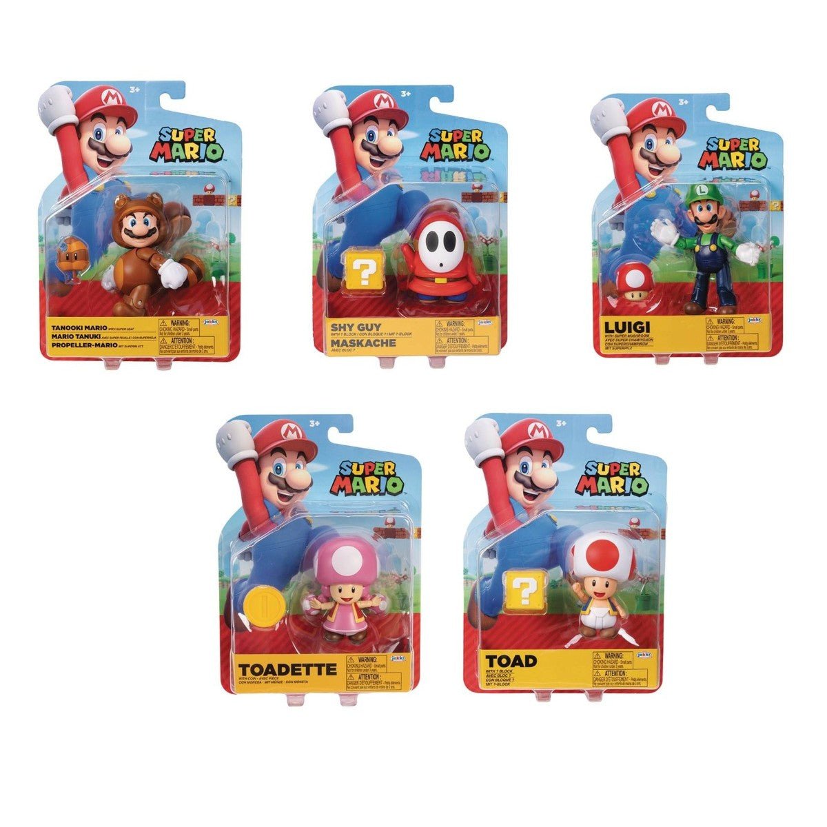 World of Nintendo Mario 4" Action Figure - Select Figure(s)